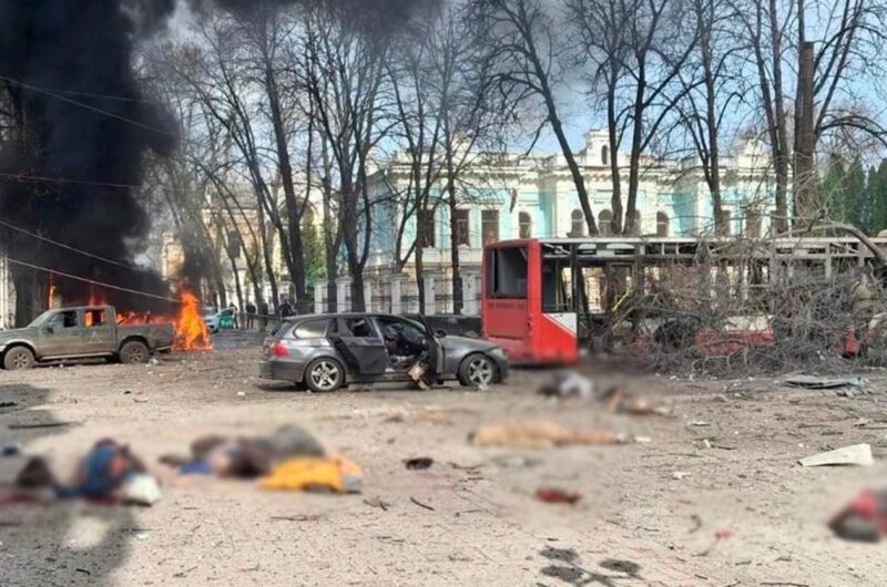 У мережі показали кадри з церкви у Сумах під час російського удару