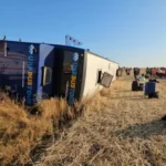 У Румунії перекинувся автобус з понад 50 українцями (фото)
