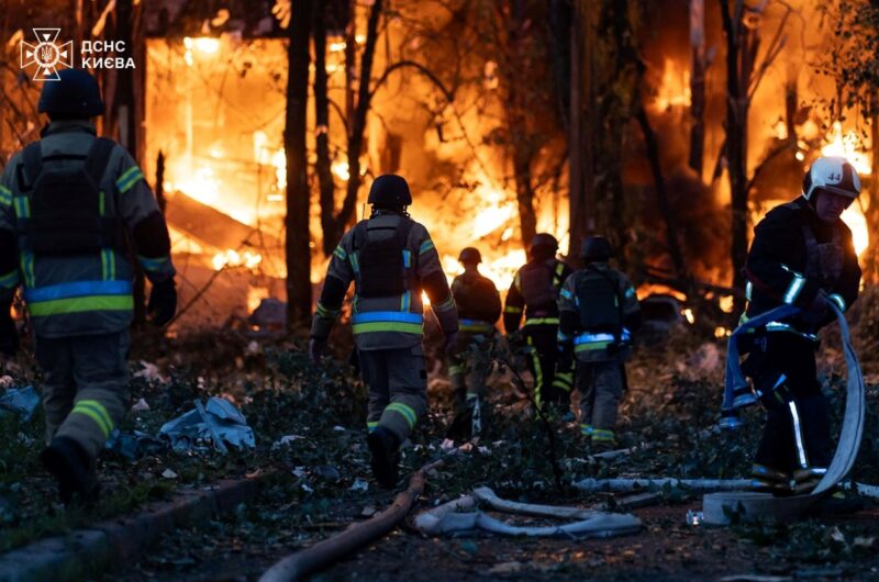 Нічна атака на Київ: з'явилися фото наслідків