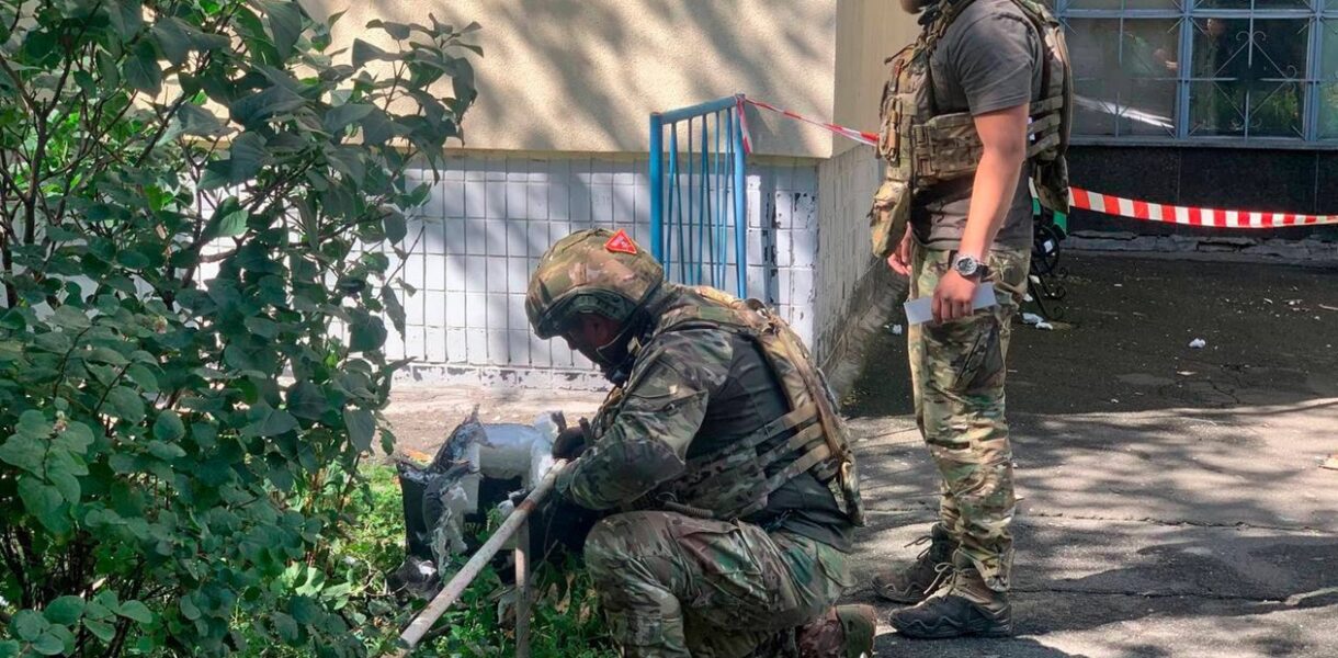 У Києві впали уламки дрона РФ