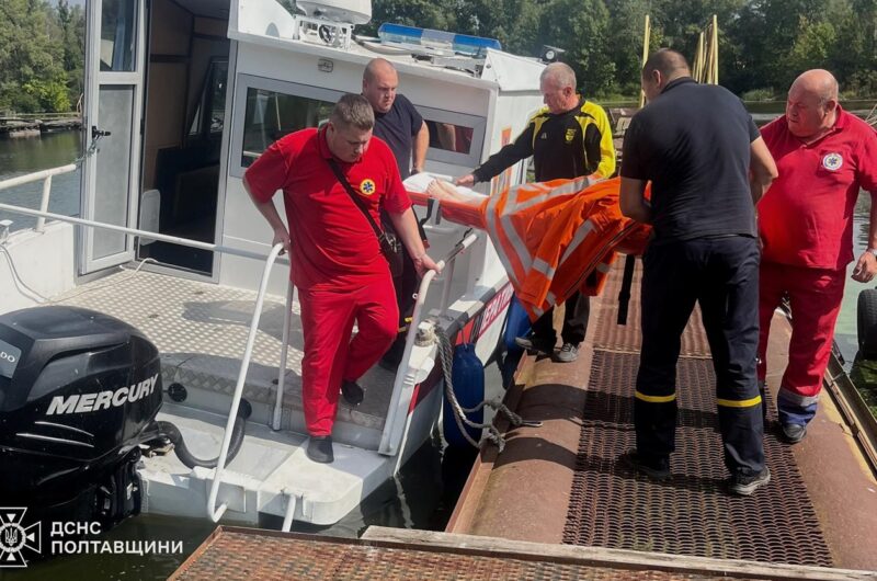 Тимчасову переправу через Дніпро організовано в Кременчуці