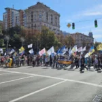 Ошукані інвестори «Київміськбуду» перекрили Хрещатик (відео)