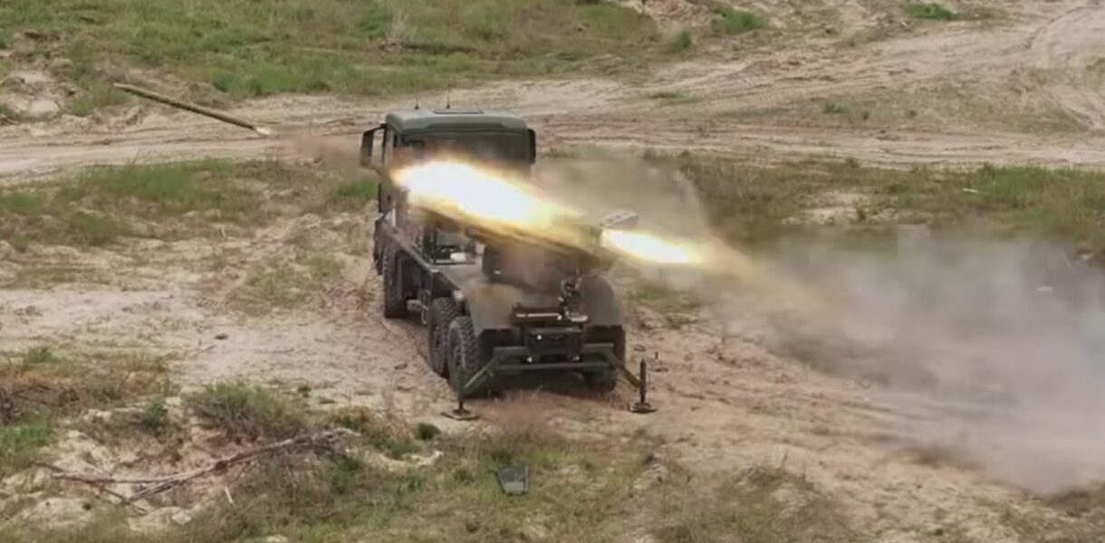 В НГУ провели випробування оновленої РСЗВ Град