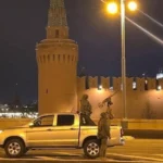 Москва відбиває атаку дронів: біля Кремля чергує мобільна вогнева група (фото)