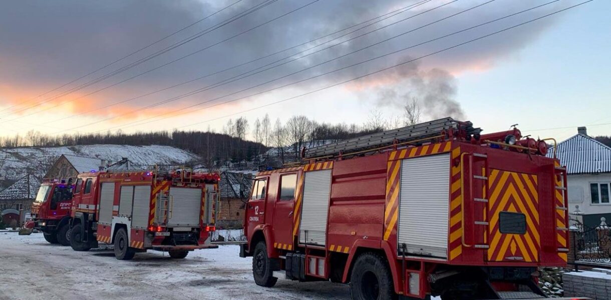 На Закарпатті спалахнула магістральна газова труба