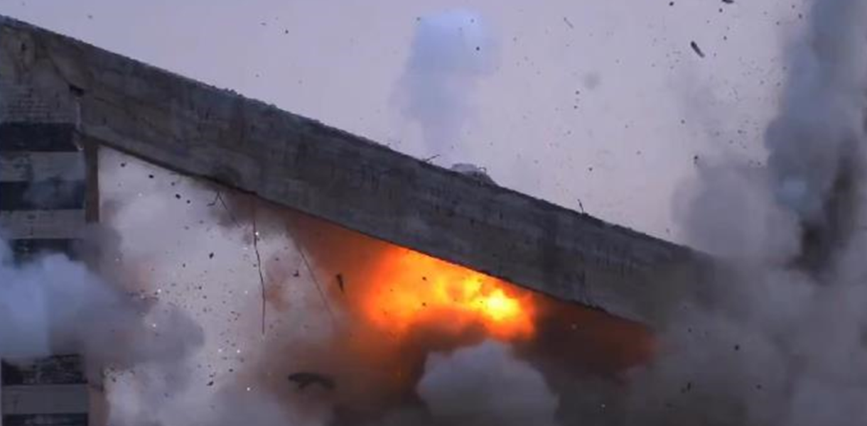 У Туреччині показали в дії боєприпас для ураження бункерів