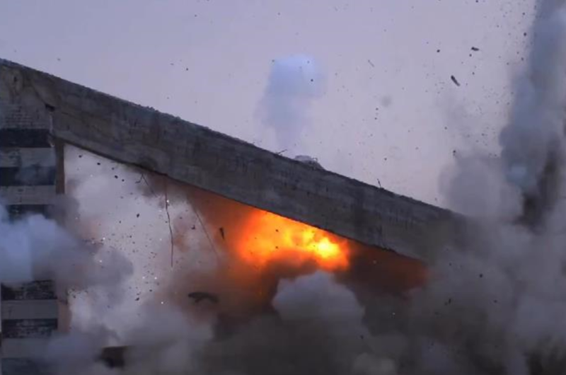 У Туреччині показали в дії боєприпас для ураження бункерів