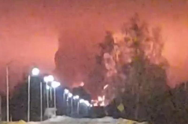 У РФ після атаки БПЛА палає нафтобаза