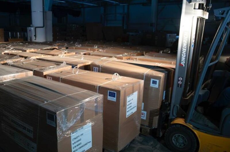 Київ отримав від Євросоюзу 177 генераторів