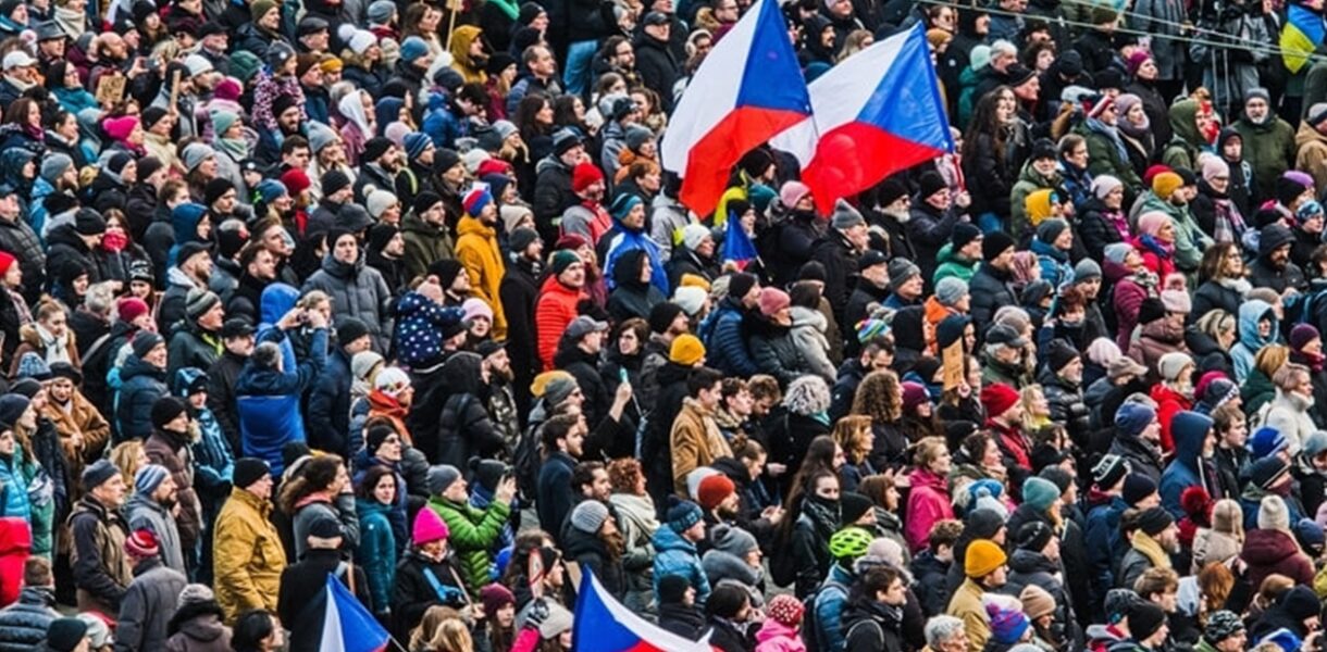 Скандал у Чехії: на підтримку президента пройшли масові акції протесту