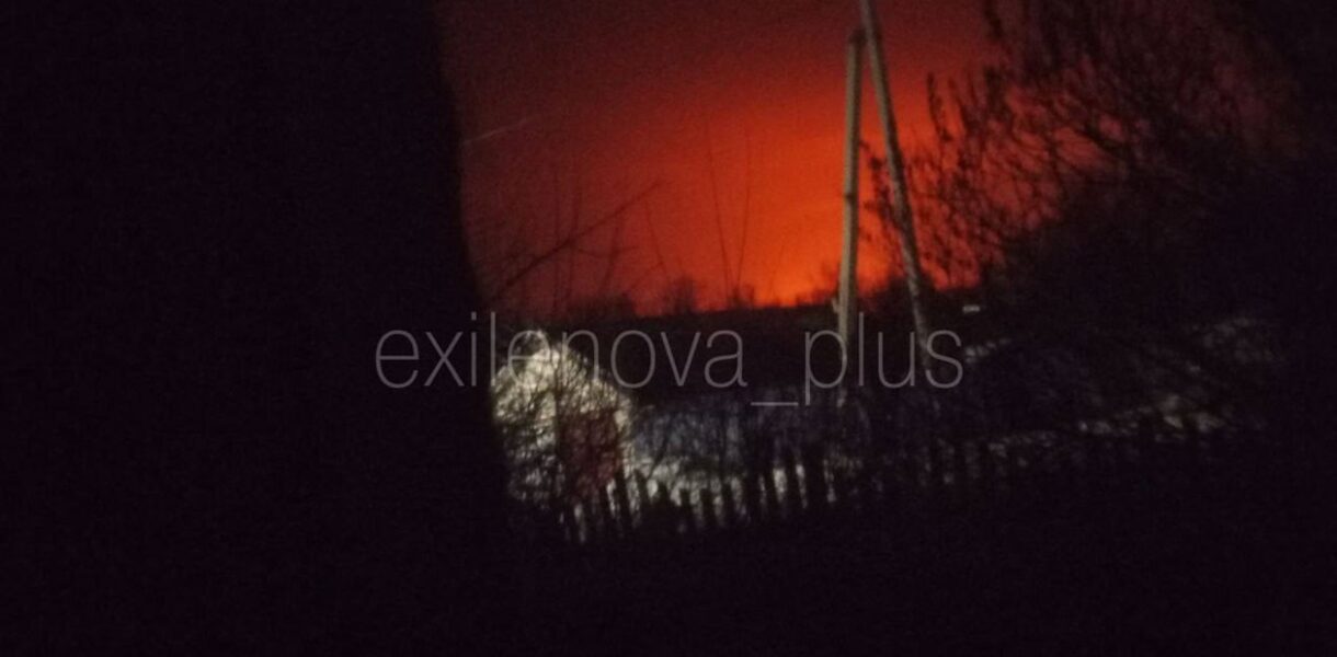 У Самарській області РФ велика пожежа: уражено ГПЗ