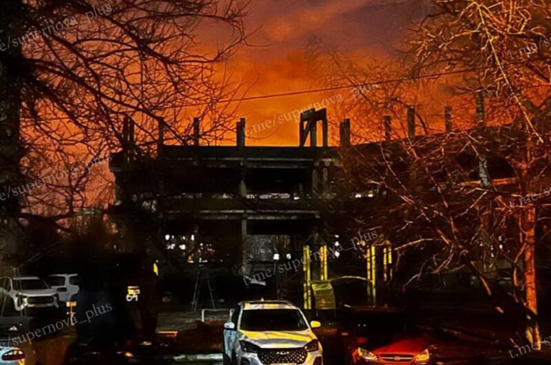 В окупованій Макіївці БпЛА "розбомбили" нафтобазу