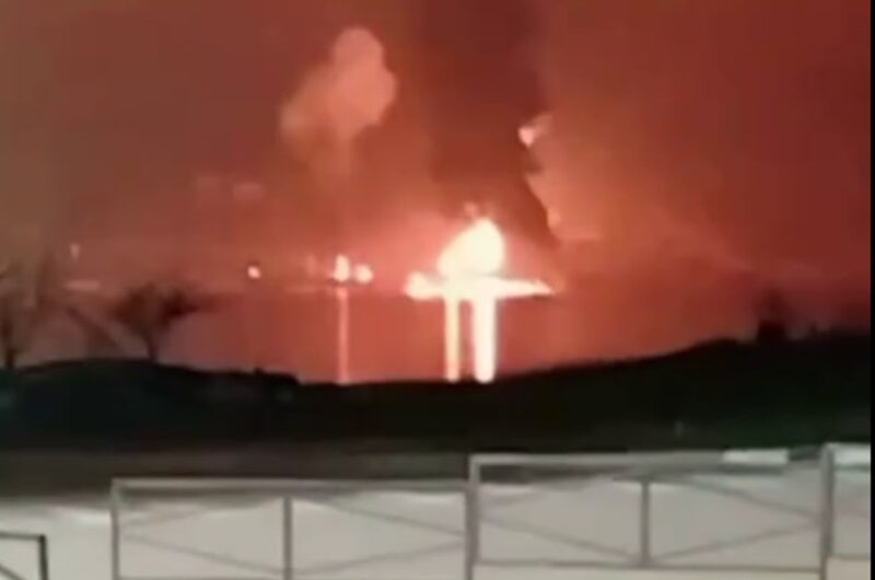 У Новоросійську через БпЛА знову палає порт - ЗМІ