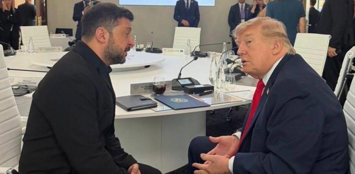 Зеленський зустрівся з Трампом на саміті G7