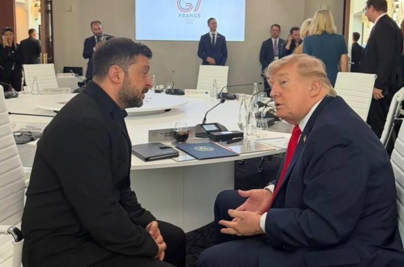 Зеленський зустрівся з Трампом на саміті G7