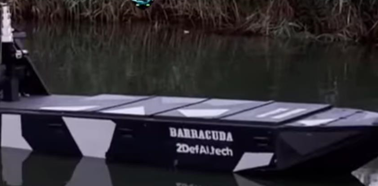 ВМС показали, як працює морський дрон Баракуда