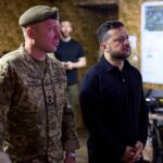 Зеленський прибув на Олександрівський напрямок